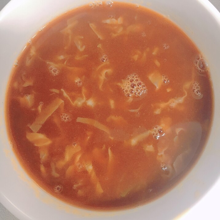キャベツのカレースープ